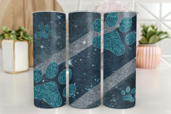 20 Oz Skinny Tumbler Wrap Glitter Dog Review