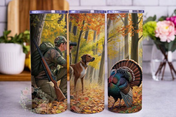Autumn Hunter Dog Turkey Tumbler Wrap Review