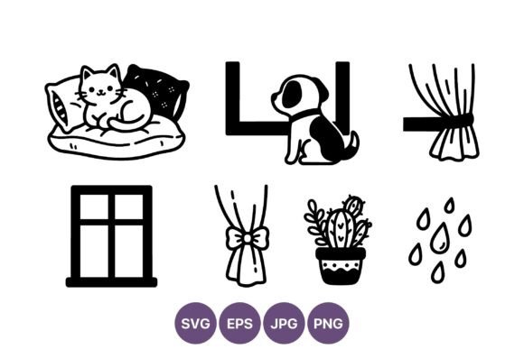Cat and Dog Line Art Vector Review