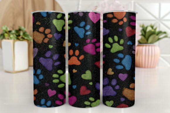 Dog Paws 20oz Skinny Tumbler Sublimation