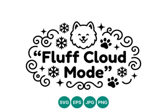 Fluff Cloud Mode Dog Face Vector Review
