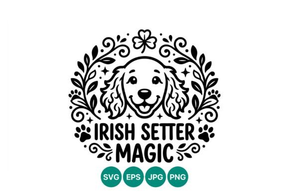 Irish Setter Dog Face Line Art Review