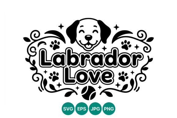 Labrador Love Happy Dog Vector Review