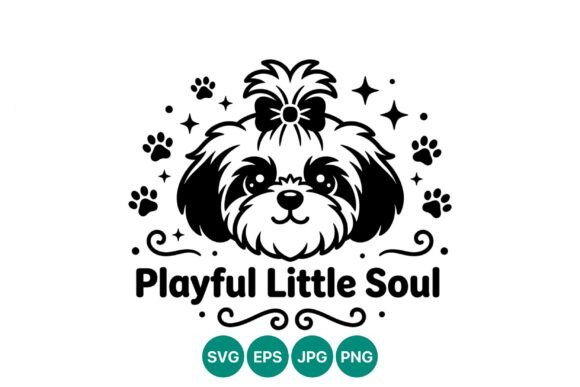Playful Little Soul Dog Face Vector Review