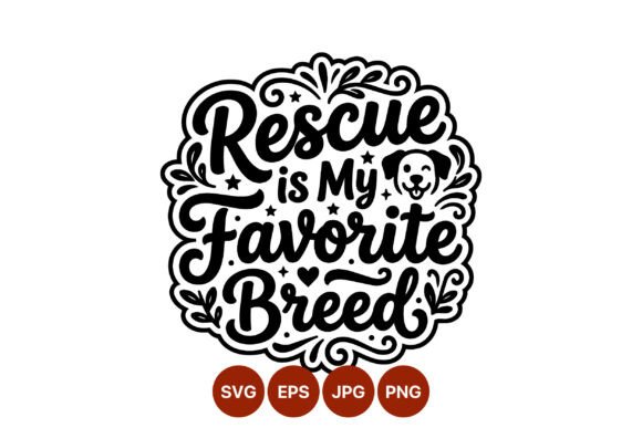 Rescue Favorite Breed Dog Vector Review