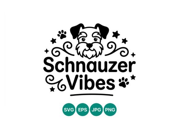 Schnauzer Vibes Dog Face Vector Review