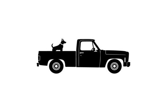 Silhouette of a Dog in the Back of a Pic