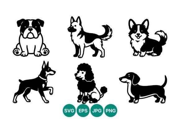 Six Dog Silhouettes Grid Embroidery Review